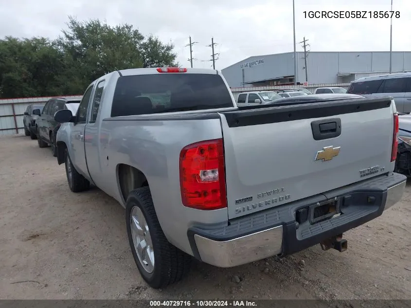 2011 Chevrolet Silverado 1500 Lt VIN: 1GCRCSE05BZ185678 Lot: 40729716