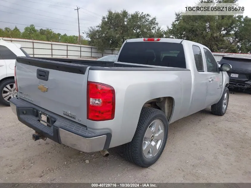 2011 Chevrolet Silverado 1500 Lt VIN: 1GCRCSE05BZ185678 Lot: 40729716