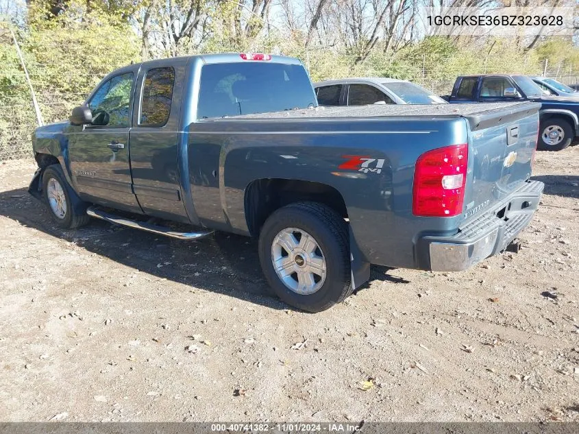 2011 Chevrolet Silverado 1500 Lt VIN: 1GCRKSE36BZ323628 Lot: 40741382