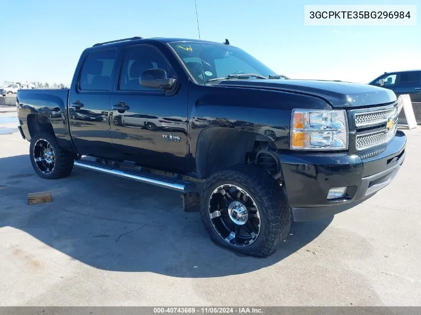 2011 Chevrolet Silverado 1500 Ltz VIN: 3GCPKTE35BG296984 Lot: 40743669