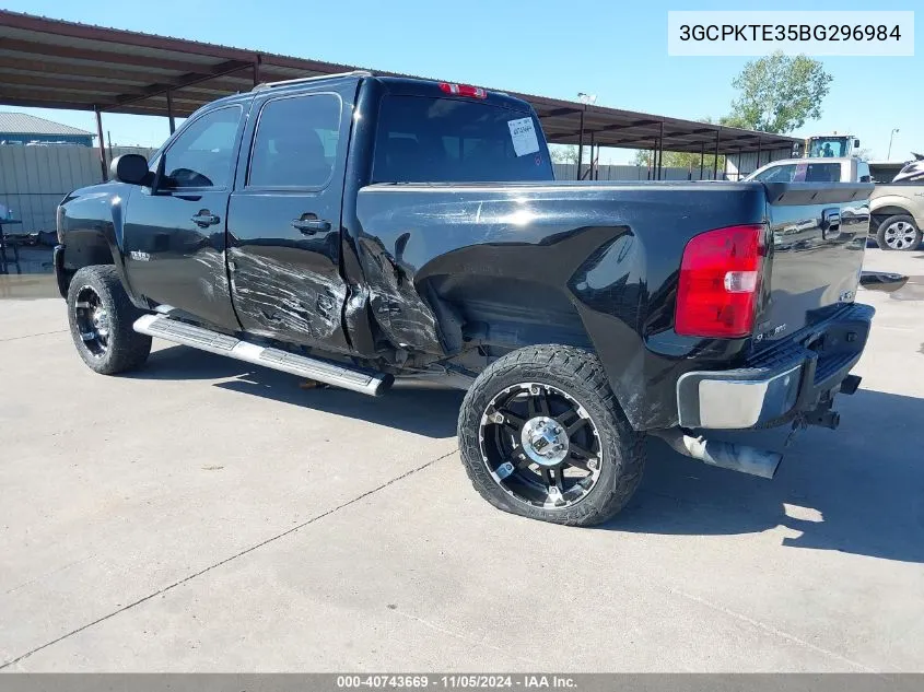 2011 Chevrolet Silverado 1500 Ltz VIN: 3GCPKTE35BG296984 Lot: 40743669