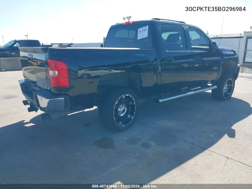 2011 Chevrolet Silverado 1500 Ltz VIN: 3GCPKTE35BG296984 Lot: 40743669