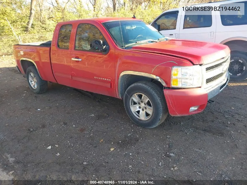 1GCRKSE39BZ194462 2011 Chevrolet Silverado 1500 Lt