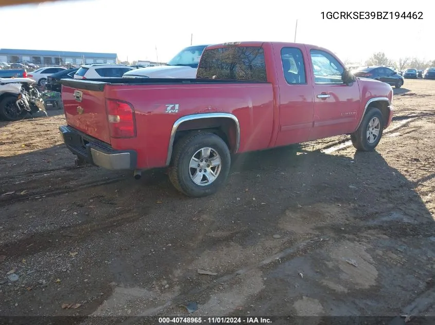 1GCRKSE39BZ194462 2011 Chevrolet Silverado 1500 Lt