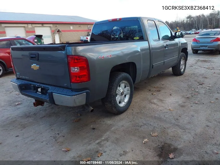 2011 Chevrolet Silverado 1500 Lt VIN: 1GCRKSE3XBZ368412 Lot: 40759440