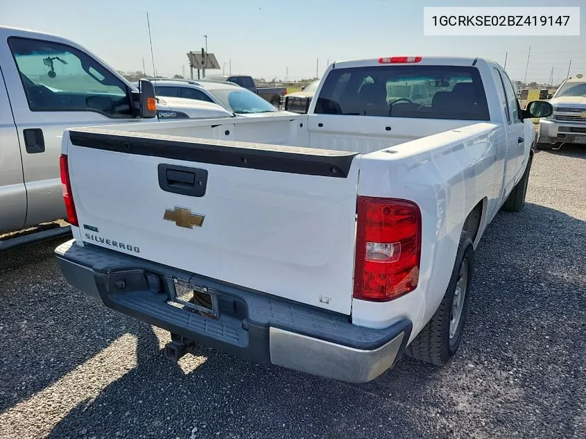 2011 Chevrolet Silverado 1500 Lt VIN: 1GCRKSE02BZ419147 Lot: 40768234