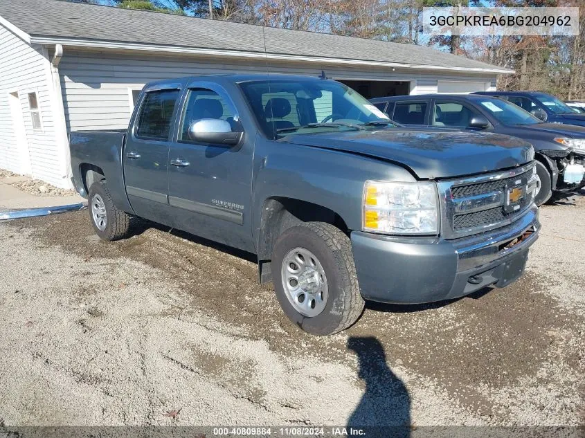 3GCPKREA6BG204962 2011 Chevrolet Silverado 1500 Ls