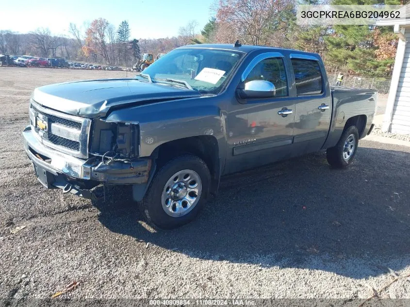 3GCPKREA6BG204962 2011 Chevrolet Silverado 1500 Ls