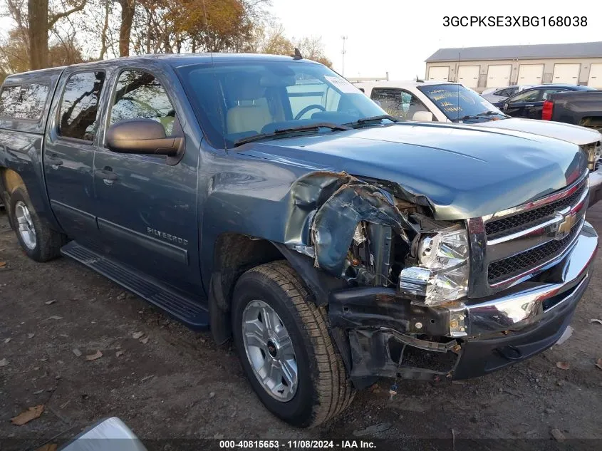 2011 Chevrolet Silverado 1500 Lt VIN: 3GCPKSE3XBG168038 Lot: 40815653