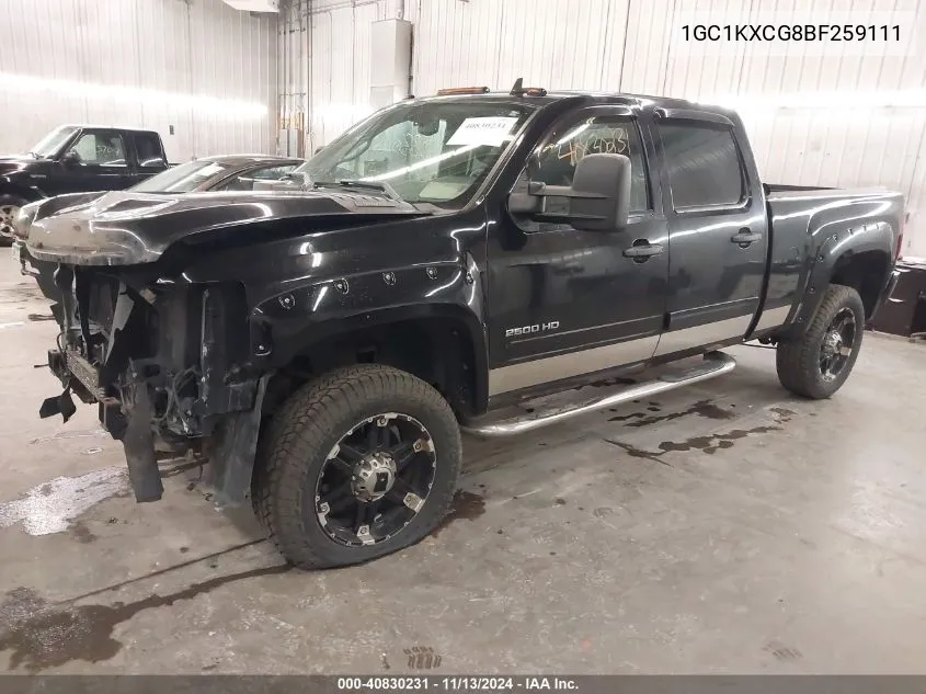 1GC1KXCG8BF259111 2011 Chevrolet Silverado 2500Hd Lt