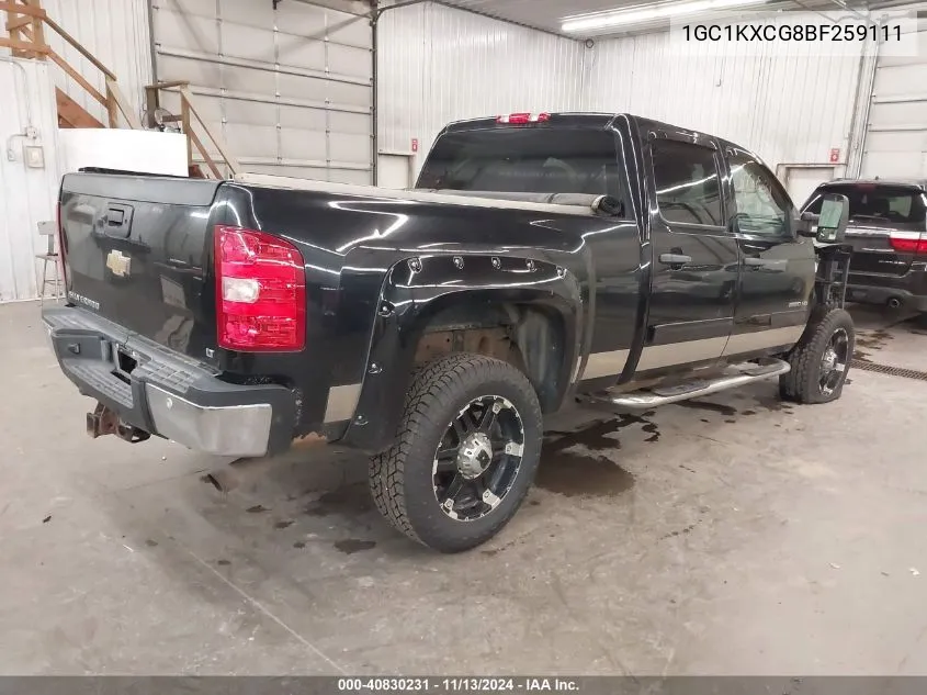 1GC1KXCG8BF259111 2011 Chevrolet Silverado 2500Hd Lt