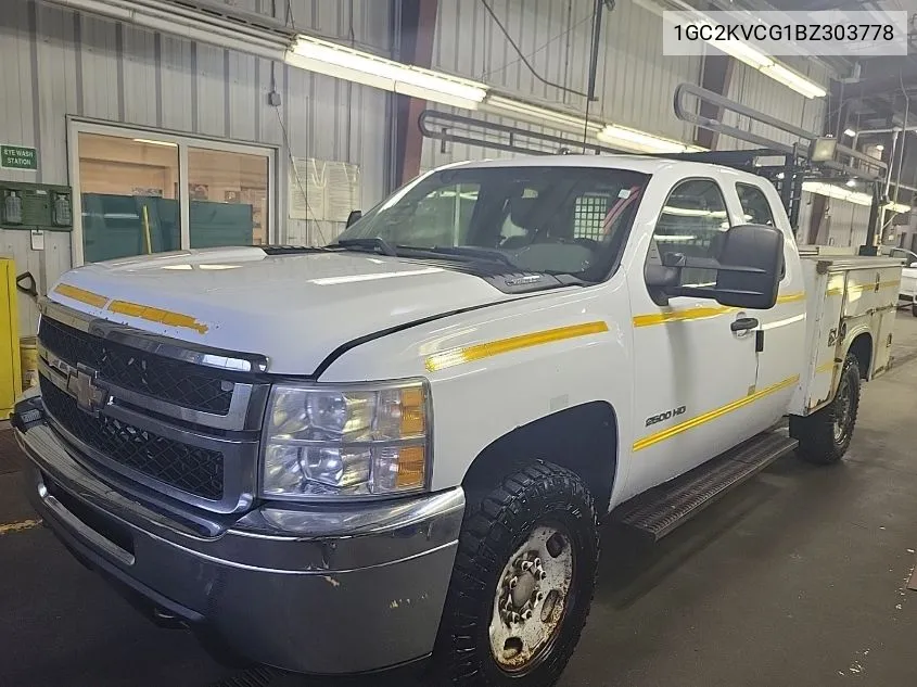 2011 Chevrolet Silverado K2500 Heavy Duty VIN: 1GC2KVCG1BZ303778 Lot: 40831940