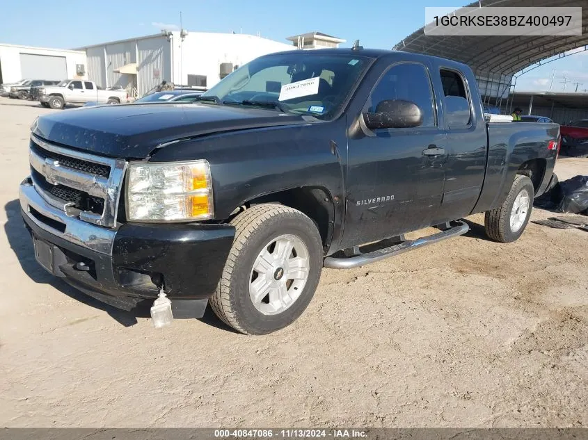 2011 Chevrolet Silverado 1500 Lt VIN: 1GCRKSE38BZ400497 Lot: 40847086