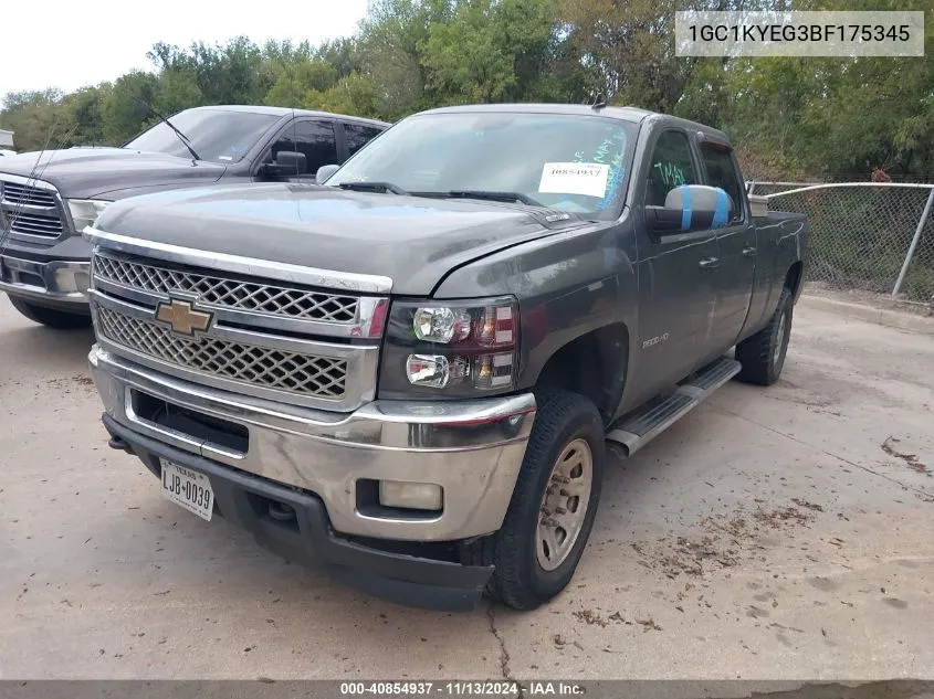 1GC1KYEG3BF175345 2011 Chevrolet Silverado 2500Hd Ltz