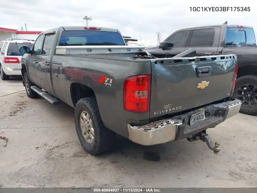 1GC1KYEG3BF175345 2011 Chevrolet Silverado 2500Hd Ltz