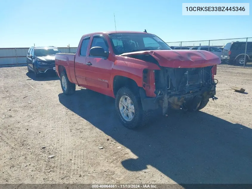 2011 Chevrolet Silverado 1500 Lt VIN: 1GCRKSE33BZ445346 Lot: 40864661