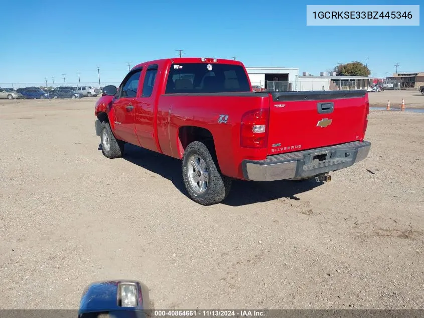 2011 Chevrolet Silverado 1500 Lt VIN: 1GCRKSE33BZ445346 Lot: 40864661