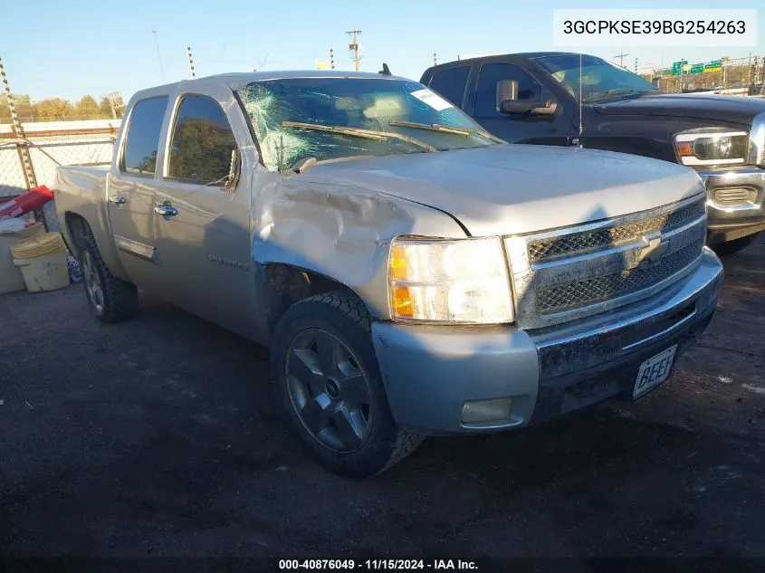 2011 Chevrolet Silverado 1500 Lt VIN: 3GCPKSE39BG254263 Lot: 40876049