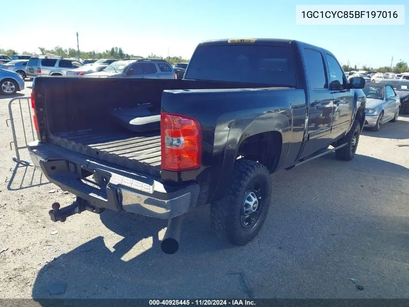 2011 Chevrolet Silverado 2500Hd Ltz VIN: 1GC1CYC85BF197016 Lot: 40925445