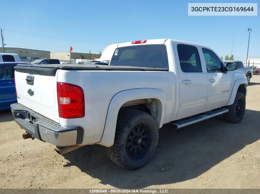 2012 Chevrolet Silverado 1500 VIN: 3GCPKTE23CG169644 Lot: 12090849