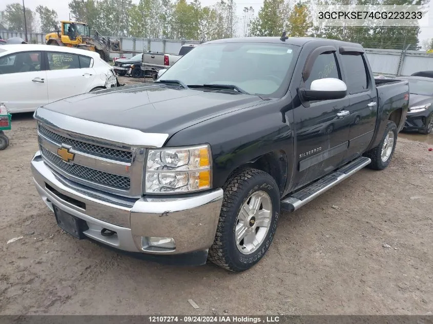 2012 Chevrolet Silverado 1500 VIN: 3GCPKSE74CG223233 Lot: 12107274