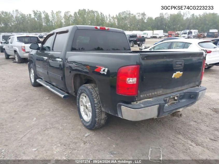 3GCPKSE74CG223233 2012 Chevrolet Silverado 1500