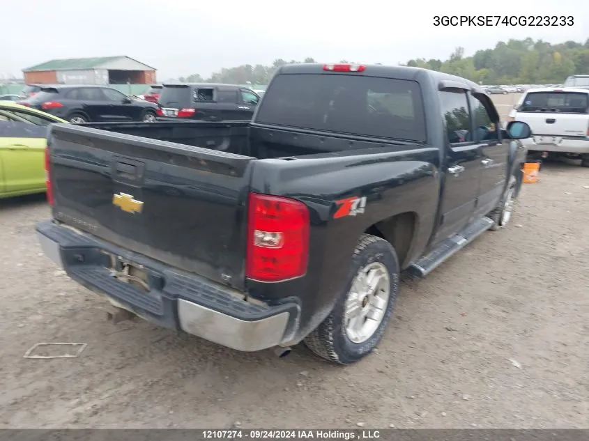 2012 Chevrolet Silverado 1500 VIN: 3GCPKSE74CG223233 Lot: 12107274