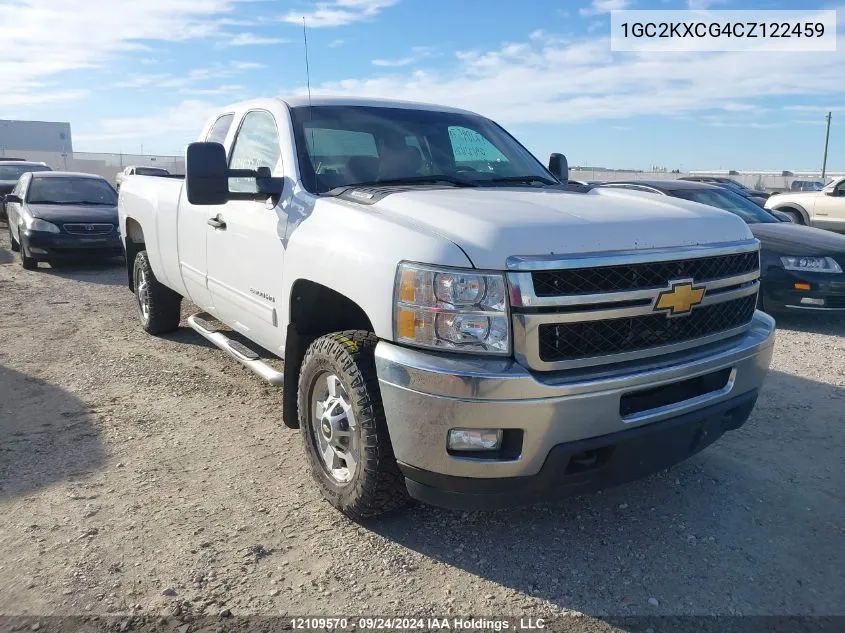 2012 Chevrolet Silverado K2500 Heavy Duty Lt VIN: 1GC2KXCG4CZ122459 Lot: 12109570