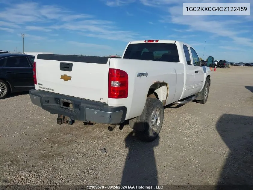 2012 Chevrolet Silverado K2500 Heavy Duty Lt VIN: 1GC2KXCG4CZ122459 Lot: 12109570