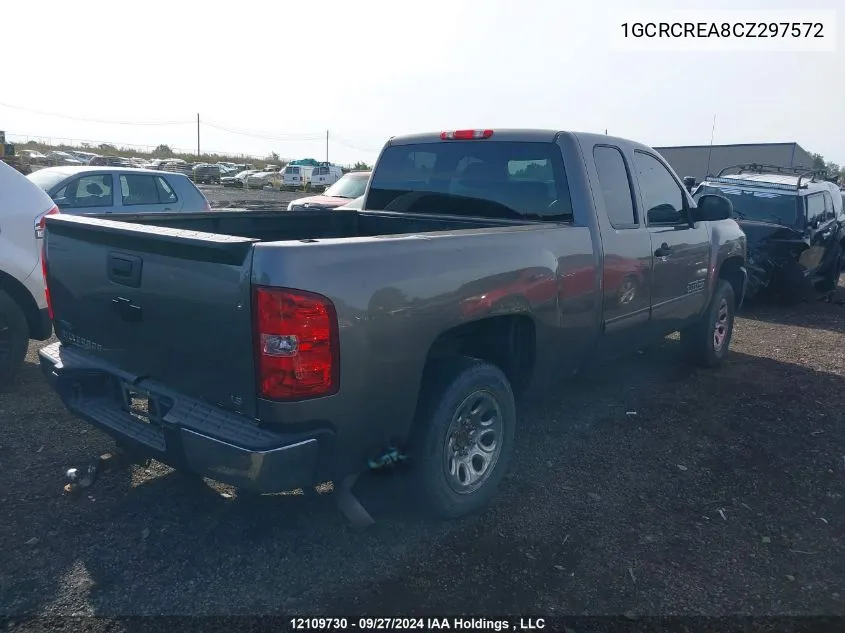 1GCRCREA8CZ297572 2012 Chevrolet Silverado 1500