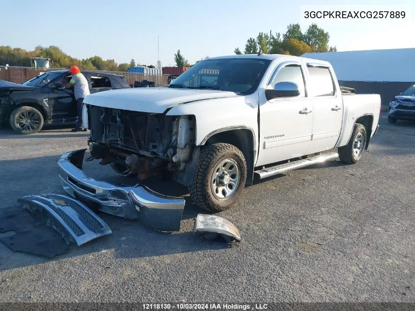 3GCPKREAXCG257889 2012 Chevrolet Silverado 1500