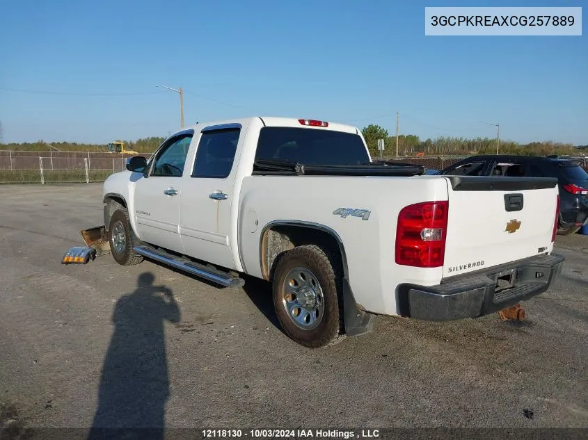 3GCPKREAXCG257889 2012 Chevrolet Silverado 1500