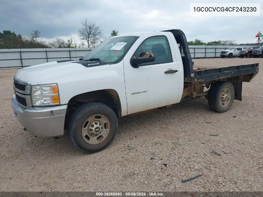 1GC0CVCG4CF243230 2012 Chevrolet Silverado 2500Hd Work Truck