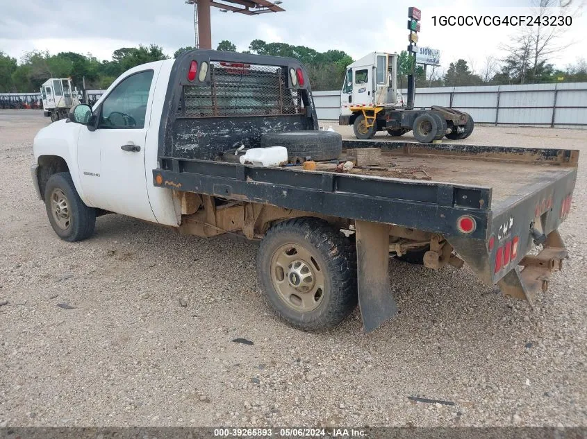 2012 Chevrolet Silverado 2500Hd Work Truck VIN: 1GC0CVCG4CF243230 Lot: 39265893