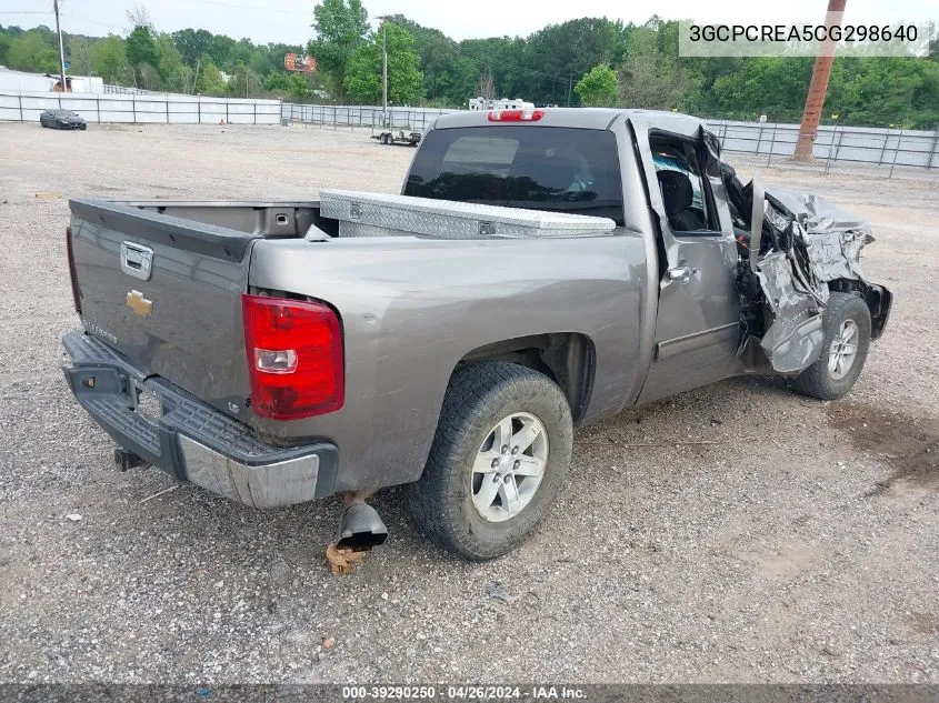 2012 Chevrolet Silverado C1500 Ls VIN: 3GCPCREA5CG298640 Lot: 39290250