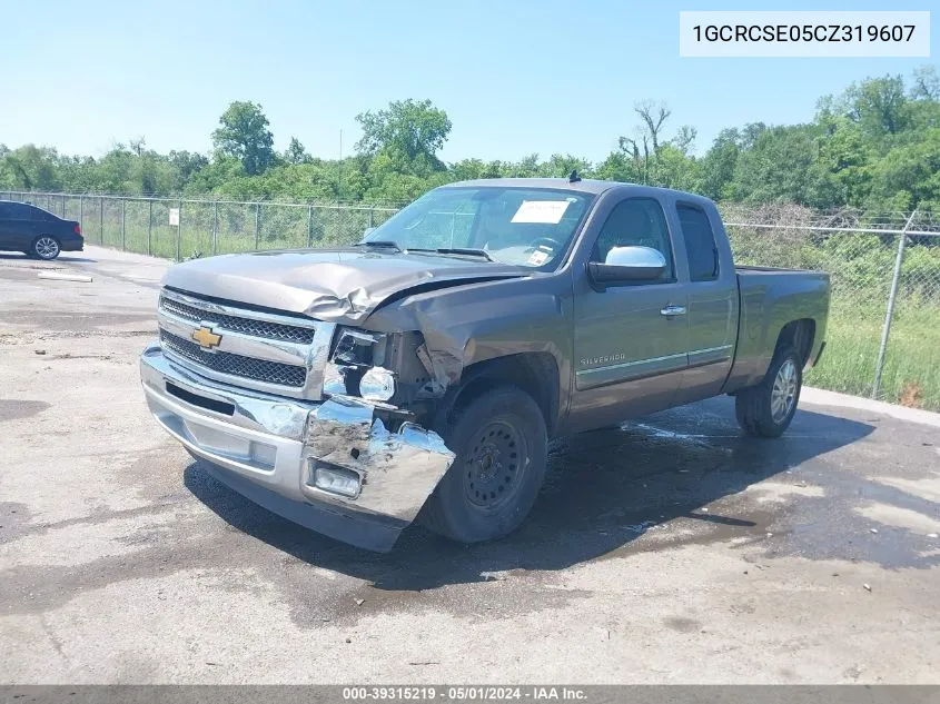 2012 Chevrolet Silverado 1500 Lt VIN: 1GCRCSE05CZ319607 Lot: 39315219