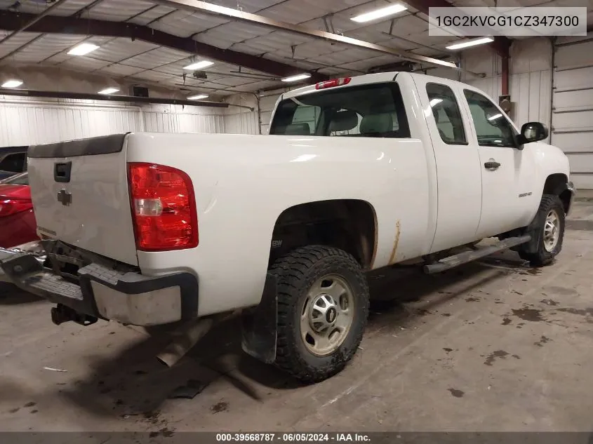 2012 Chevrolet Silverado 2500Hd Work Truck VIN: 1GC2KVCG1CZ347300 Lot: 39568787