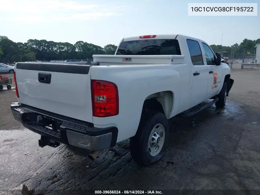 2012 Chevrolet Silverado 2500Hd Work Truck VIN: 1GC1CVCG8CF195722 Lot: 39656024