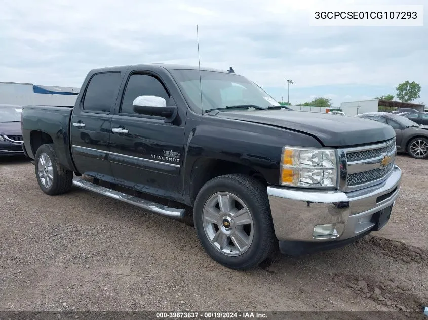 2012 Chevrolet Silverado C1500 Lt VIN: 3GCPCSE01CG107293 Lot: 39673637