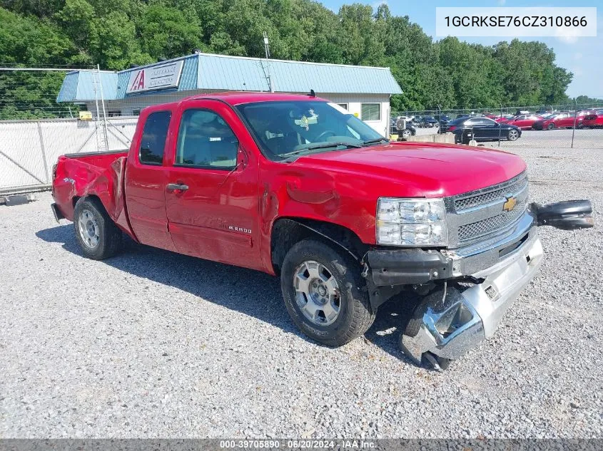 2012 Chevrolet Silverado 1500 Lt VIN: 1GCRKSE76CZ310866 Lot: 39705890