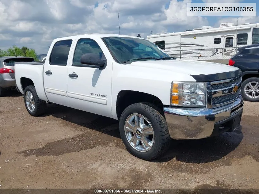 2012 Chevrolet Silverado 1500 Ls VIN: 3GCPCREA1CG106355 Lot: 39751066