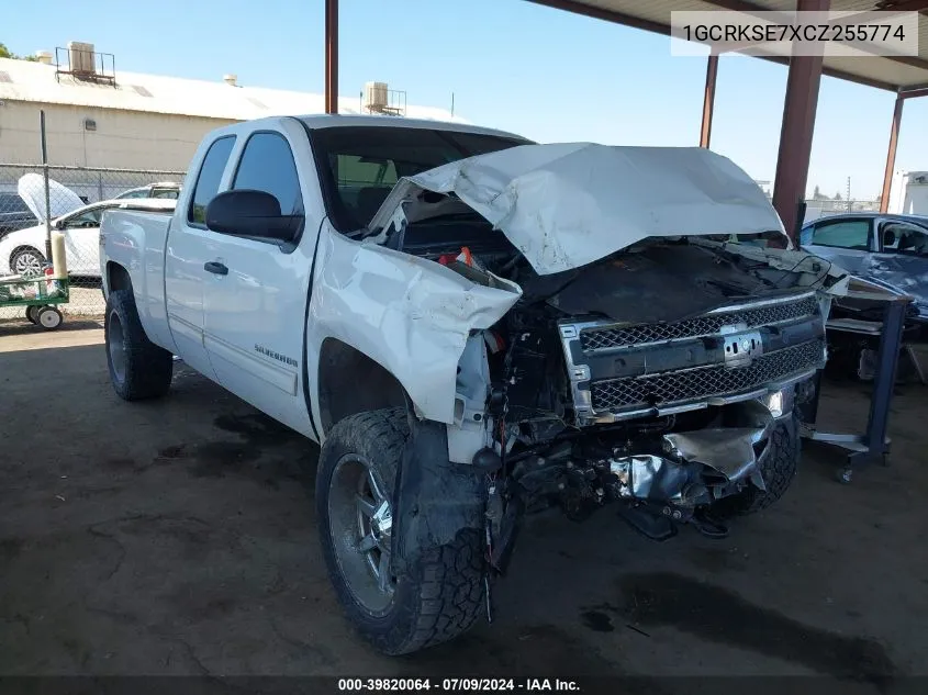 2012 Chevrolet Silverado 1500 Lt VIN: 1GCRKSE7XCZ255774 Lot: 39820064