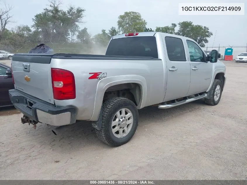 2012 Chevrolet Silverado 2500Hd Lt VIN: 1GC1KXCG2CF214909 Lot: 39851435