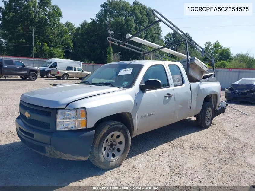 2012 Chevrolet Silverado 1500 Work Truck VIN: 1GCRCPEA5CZ354525 Lot: 39981088