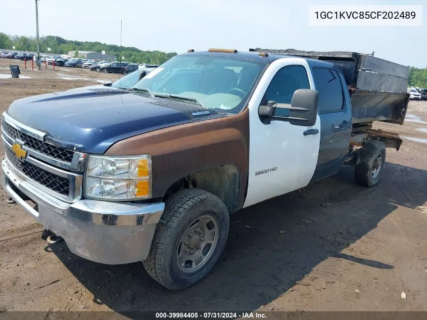 2012 Chevrolet Silverado 2500Hd Work Truck VIN: 1GC1KVC85CF202489 Lot: 39984405