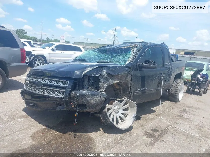 3GCPCSE0XCG272887 2012 Chevrolet Silverado 1500 Lt