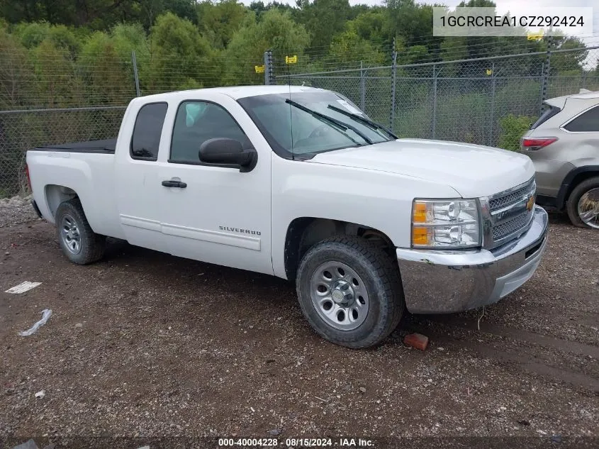 2012 Chevrolet Silverado 1500 Ls VIN: 1GCRCREA1CZ292424 Lot: 40004228