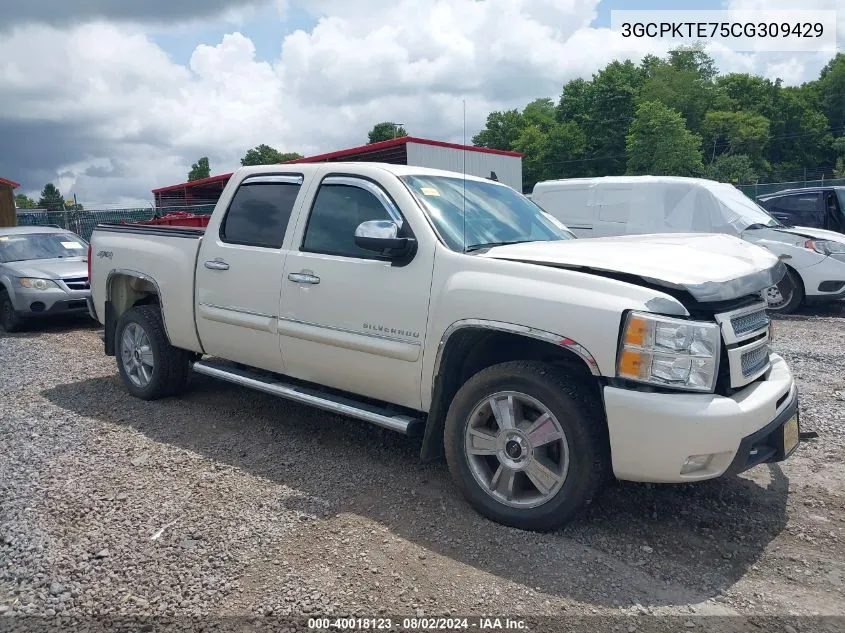 2012 Chevrolet Silverado 1500 Ltz VIN: 3GCPKTE75CG309429 Lot: 40018123