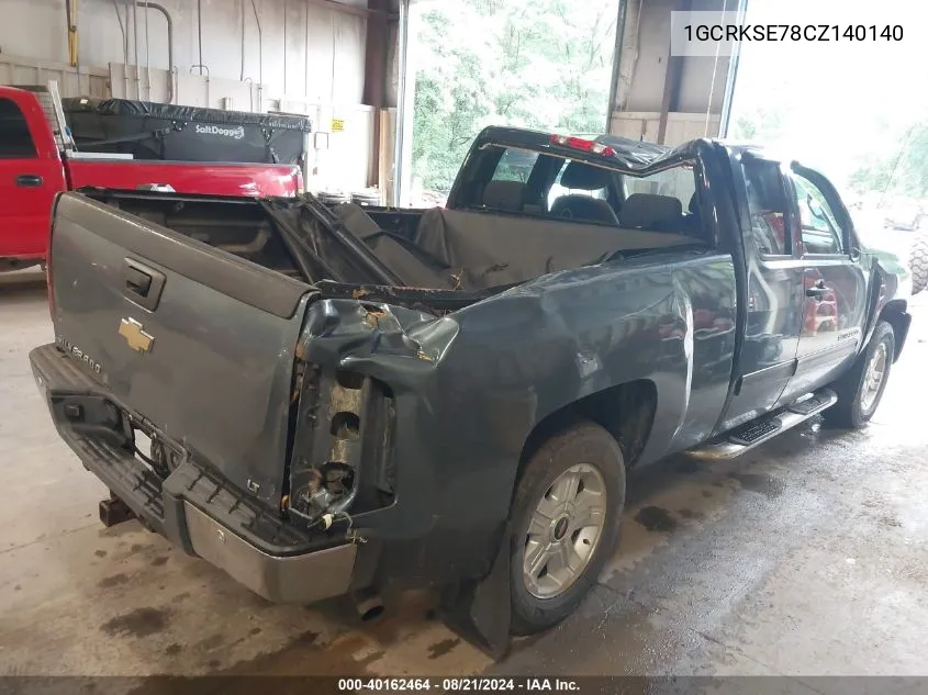 2012 Chevrolet Silverado 1500 Lt VIN: 1GCRKSE78CZ140140 Lot: 40162464