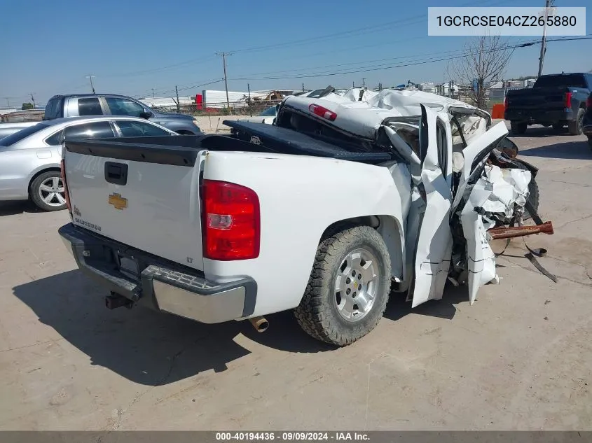 2012 Chevrolet Silverado 1500 Lt VIN: 1GCRCSE04CZ265880 Lot: 40194436